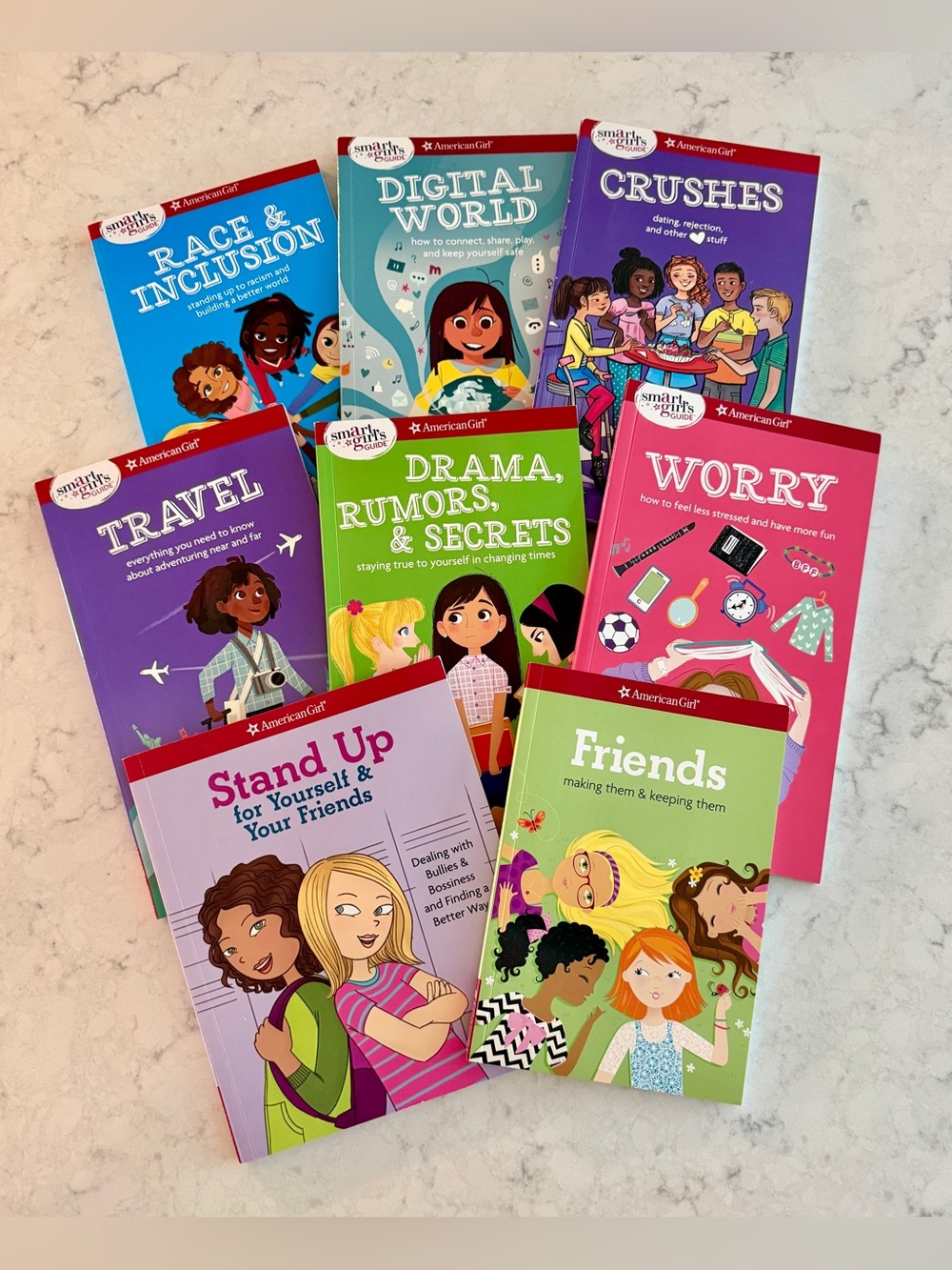 American Girl Books (Set of 8) like NEW
